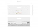 10 Marque place - Plumes - or