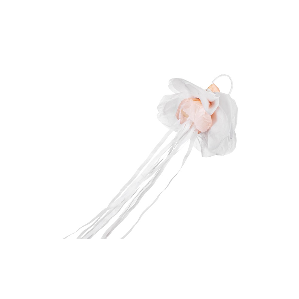 10 Lancoeur de rubans Fleurs - blanc