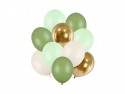 10 ballons "nuances de vert" - 27 cm