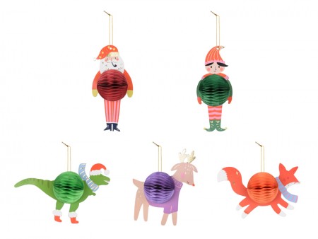 5 Lot de boules en papier -...