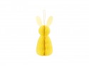 Décoration en papier honeycomb Lapin - jaune - 30 cm