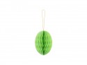 Décoration en papier honeycomb Lapin - vert clair - 30 cm