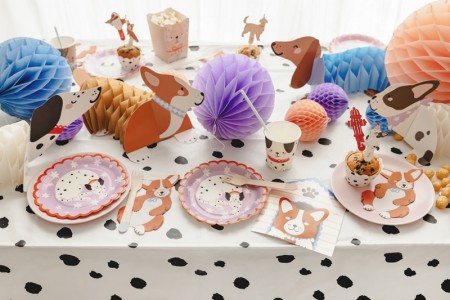 4 Décorations en papier...