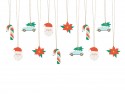 12 Etiquettes cadeaux Père Noël