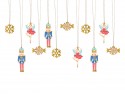 12 Etiquettes cadeaux Casse -Noisette