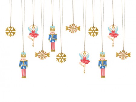 12 Etiquettes cadeaux Casse...