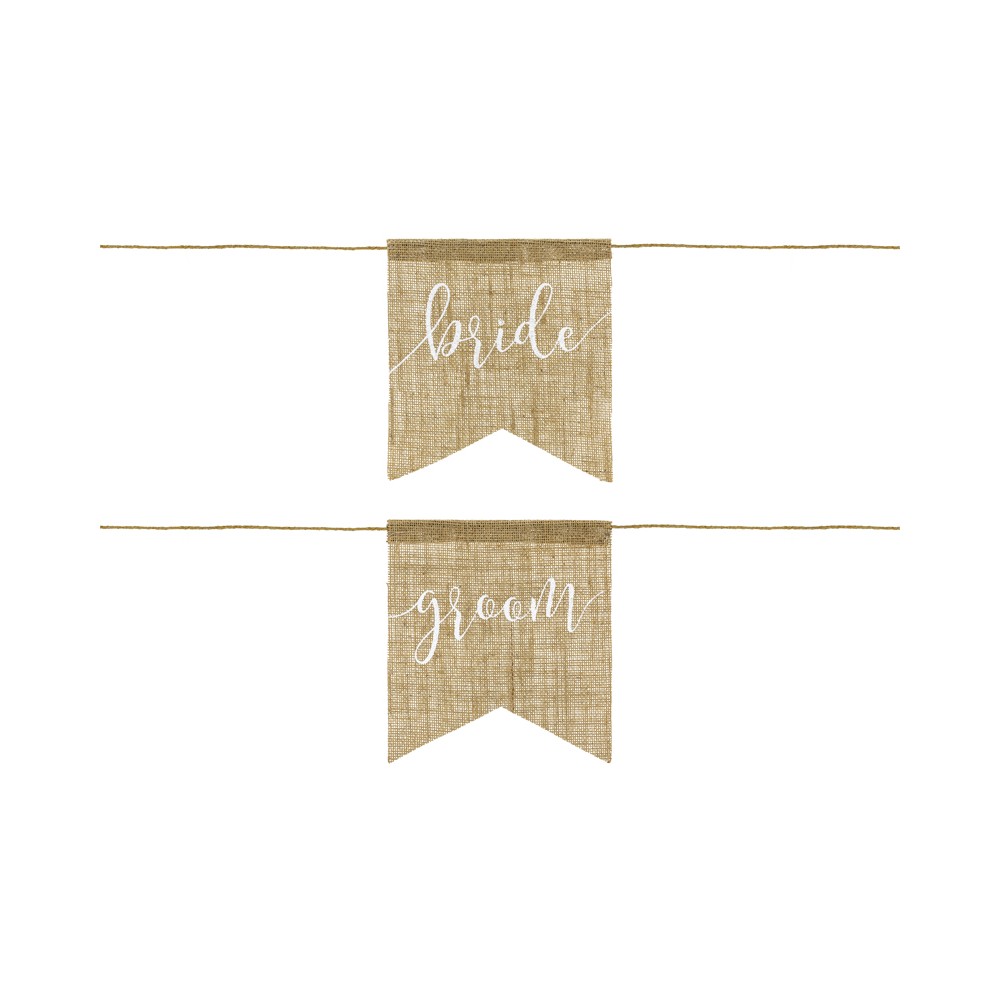 2 Cintres pour chaises Bride Groom