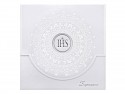 10 Invitations à la communion avec ornement - blanc