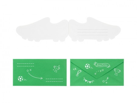 6 Invitations Football