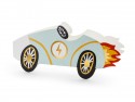 6 invitations ou marque place "voiture de course"