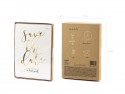 10 Invitations Save the date - blanc