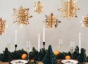6 Décoration suspendue Flocons - or