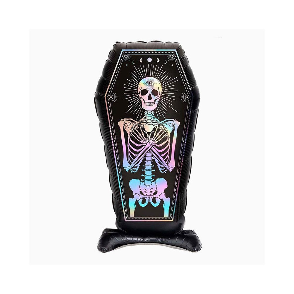 Ballon mylar "Cerceuil XXL Halloween" - 123 cm