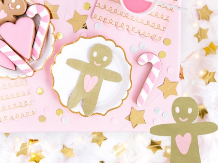 Serviettes Gingerbread Man,...