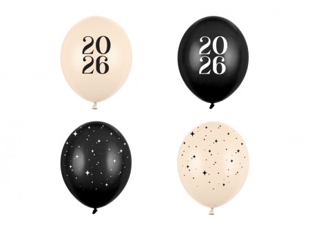 Ballons 30 cm, Happy New...