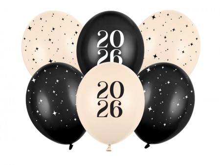 Ballons 30 cm, Happy New...