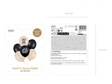 Ballons 30 cm, Happy New...
