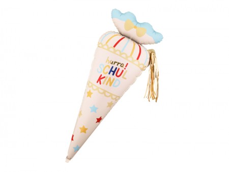 Ballon en aluminium cornet...