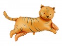 Ballon en aluminium Tigre, 104x81 cm, orange