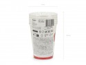 Gobelets Nœud, 250 ml, rouge-beige