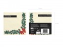 Serviettes Guirlande de Noël, 33x33 cm, beige