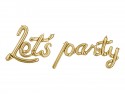 Ballon aluminium Let's Party, 230x80 cm, or
