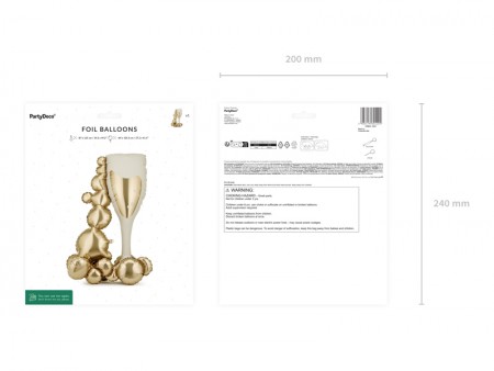 Ballon aluminium Verre...
