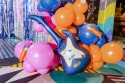 Ballon aluminium Guitare, 41x105 cm, bleu marine