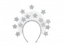 Serre-tête Étoiles, 25x24.5 cm, argent