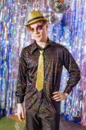 Chapeau à sequins avec bande, diamètre 27 cm, or