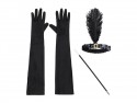Set d'accessoires rétro, noir