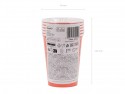 Gobelets Let's party!, 250 ml, orange