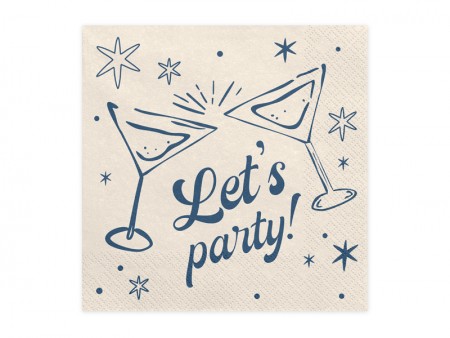 Serviettes Let's party!,...