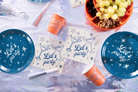 Serviettes Let's party!,...