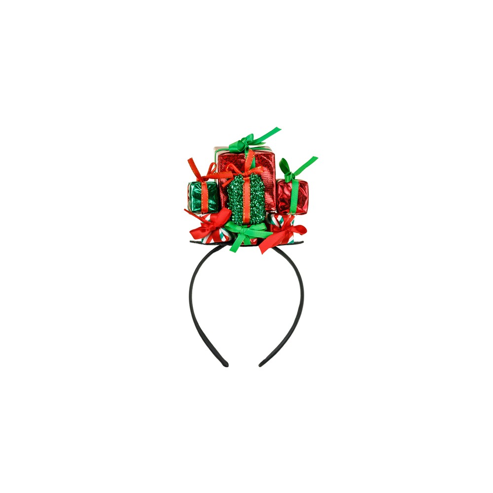 Serre-tête Cadeaux, 12.5x23.5 cm, rouge-vert