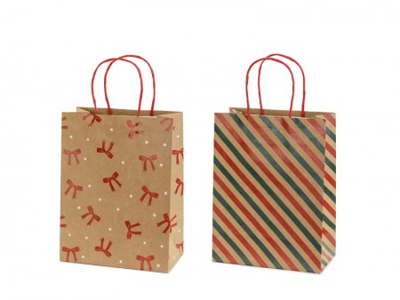 Sacs cadeaux Rayures et...