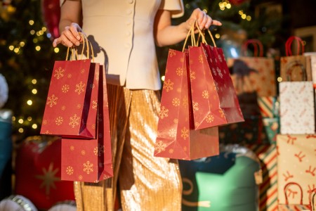 Sacs cadeaux Flocons et...