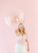 Ballon aluminium Bubble Oh baby, 60 cm, transparent