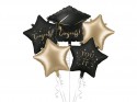 Lot de ballons aluminium Congrats, mix
