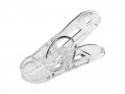 Clips pour ballons, 4x8,5 cm, transparent
