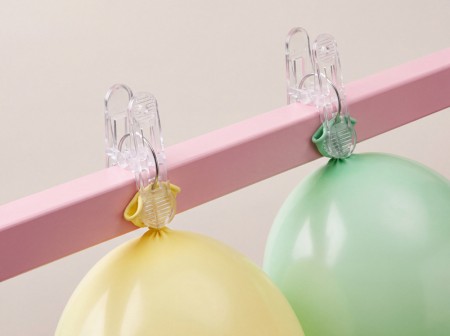 Clips pour ballons, 4x8,5...