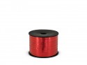 Ruban plastique métallisé, 5 mm/90m, rouge