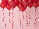 Ruban plastique métallisé, 5 mm/90m, rouge