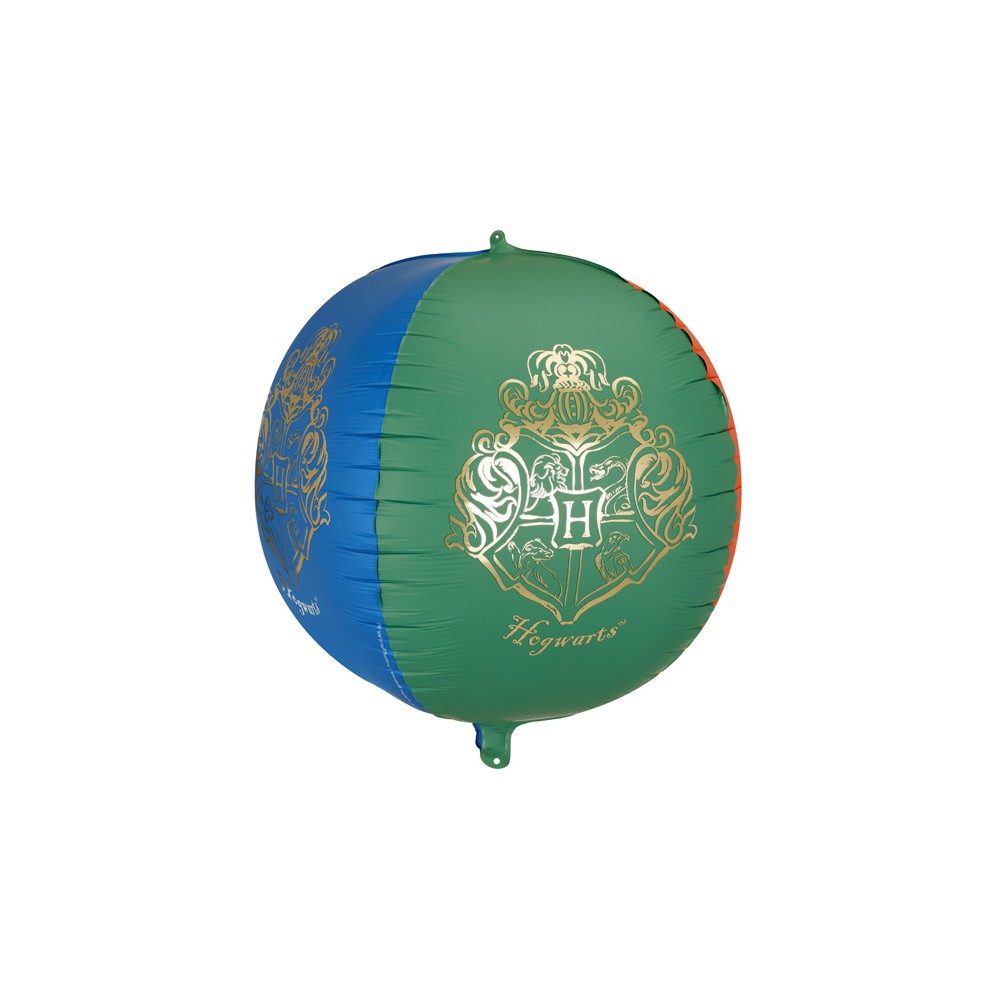 Ballon aluminium sphère Harry Potter Blason de Poudlard, 50 cm, mix