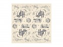 Serviettes Harry Potter, 33x33 cm, beiges