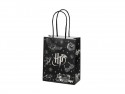 Sacs cadeaux en papier Harry Potter, 12x15.5x6 cm, noirs
