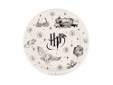 Assiettes en papier Harry Potter, 23 cm, beige
