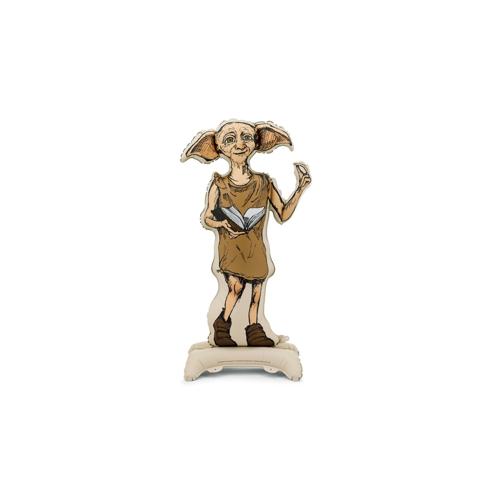 Ballon aluminium sur pied Harry Potter Dobby, 54x105 cm, beige