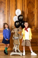 Ballon aluminium sur pied Harry Potter Dobby, 54x105 cm, beige