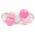Guirlande de ballons réutilisable "bubble gum"